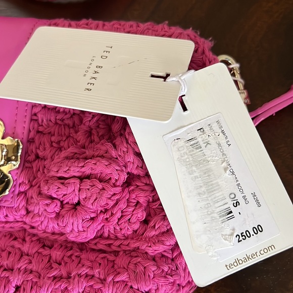 Ted Baker Maglila Knitted Crochet CrossBody Bag. - Picture 16 of 16
